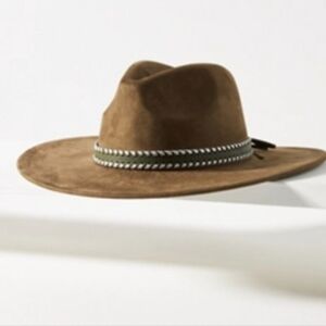NWT Anthropologie Two-Tone Rancher Cowboy Hat